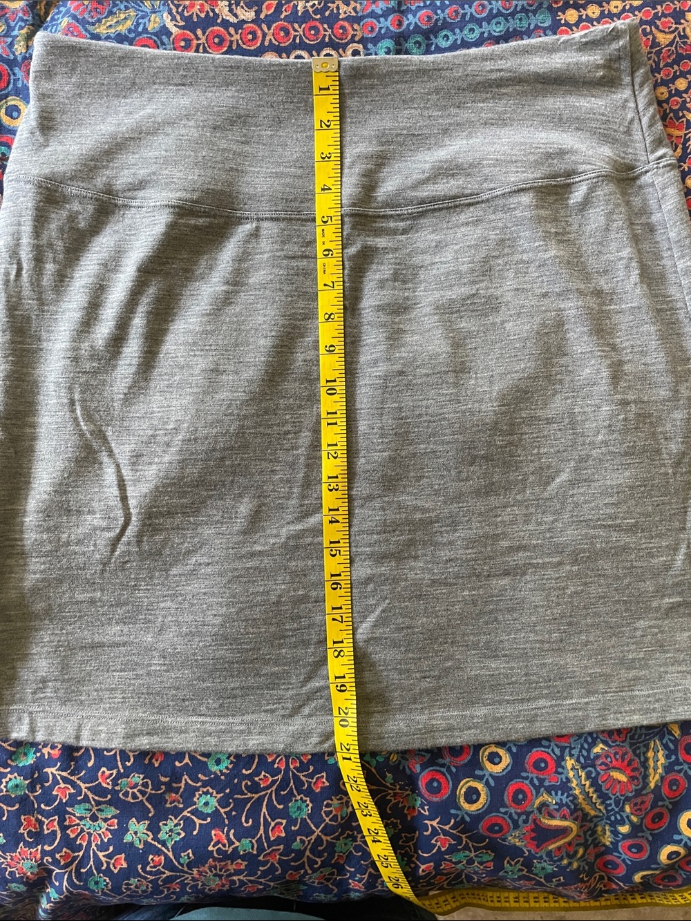 Woolx Heathered Gray Monroe Skirt XL - Picture 5 of 5